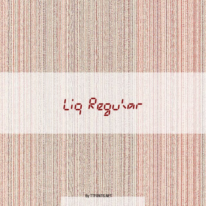 Liq Regular example